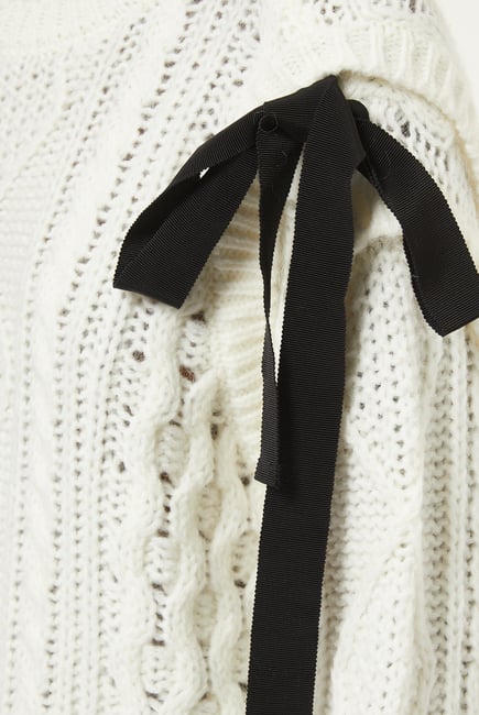 Plaited Jumper With Bows